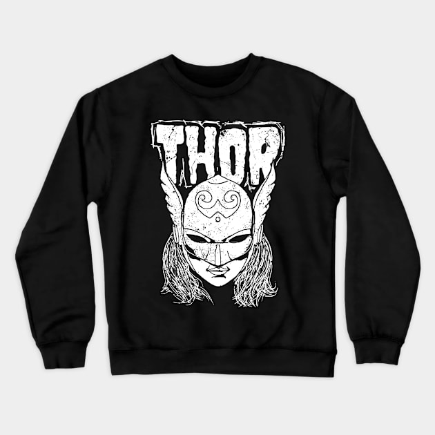 HEAVY METAL GODDESS Crewneck Sweatshirt by illproxy